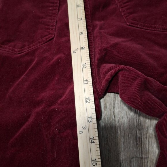Kut From The Kloth Burgundy Corduroy Jeans 10 Skinny Stretch - Picture 5 of 8